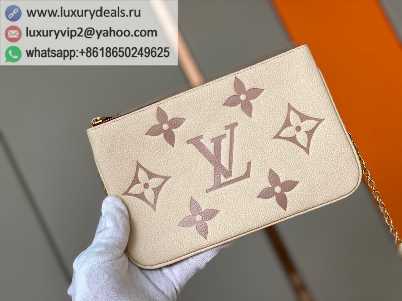 Replica Louis Vuitton Double Zip Pochette Chain Bag M80084