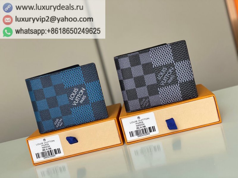 Replica Louis Vuitton Multiple Check Wallet N60433 N60434