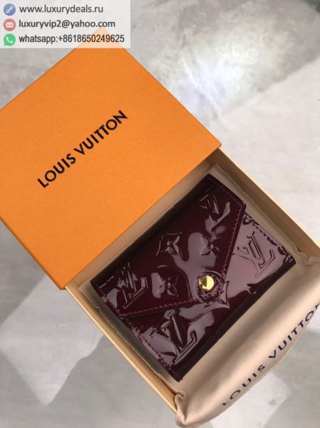Replica Louis Vuitton LV Victorine Wallet M62427 Wine Red