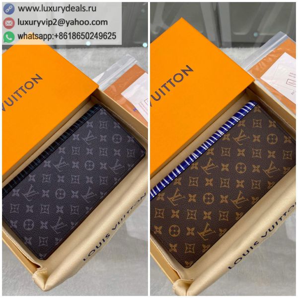 Replica Louis Vuitton LV Brazza M69700 M69739 , Black Monogram Wallets