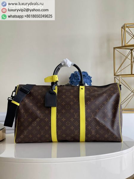 Replica Louis Vuitton LV Keepall Bandouliere 50 M45866 Monogram Travel Bags