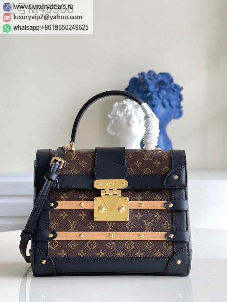 Replica Louis Vuitton LV Trianon PM M45908 Black Monogram Tote Bags