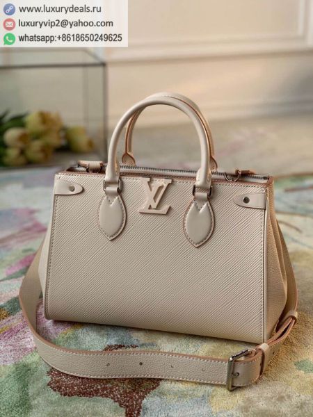 Replica Louis Vuitton LV Grenelle PM Tote Bag M57681 Beige Epi Tote Bags