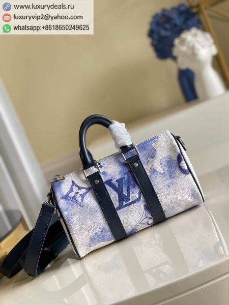 Replica Louis Vuitton LV Keepall XS Crossbody M45761 White PVC Tote Bags