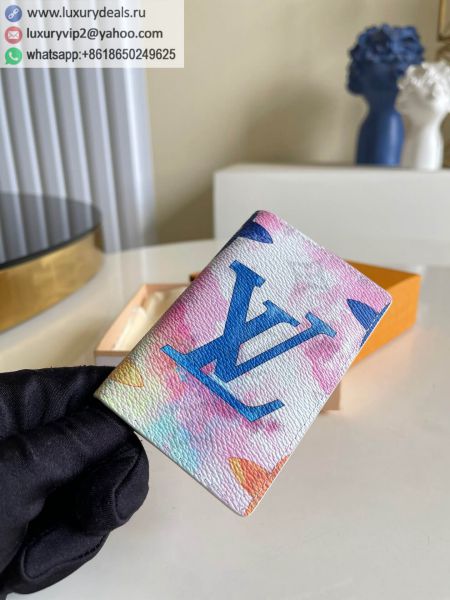 Replica Louis Vuitton LV Pocket Organizer M80456 Multicolor PVC Wallets