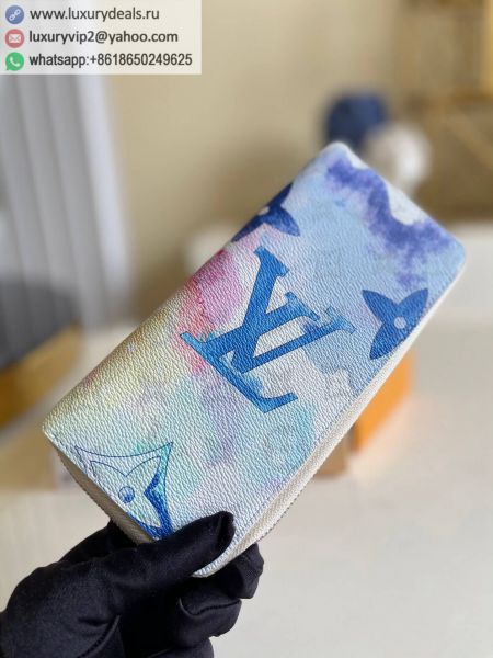 Replica Louis Vuitton LV Zippy Vertical M80499 Multicolor PVC Wallets