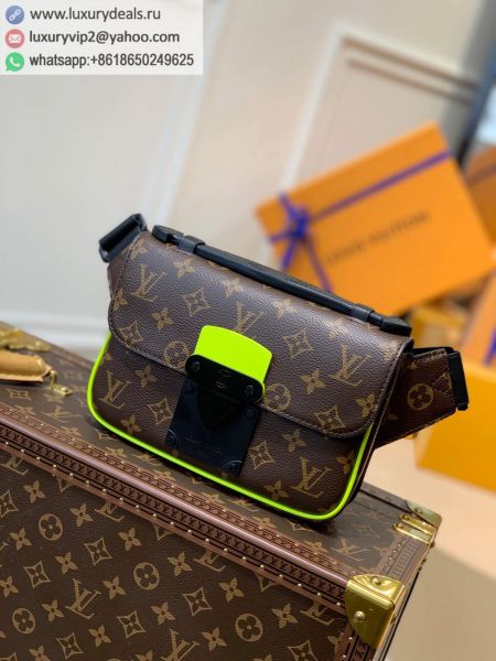 Replica Louis Vuitton LV S Lock Sling Bag M45864 Yellow Monogram Fanny Packs