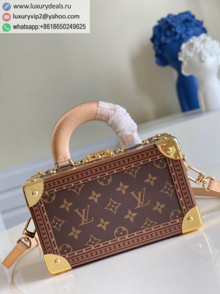 Replica Louis Vuitton LV Valisette Tresor M45673 PVC Tote Bags