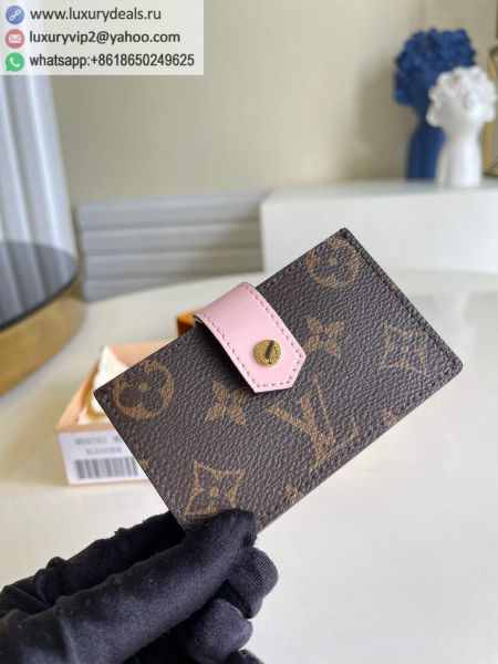 Replica Louis Vuitton LV Card Holder M69761 Pink Monogram Card Holders