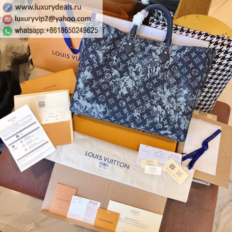 Replica Louis Vuitton Grand Sac denim handbag M57284