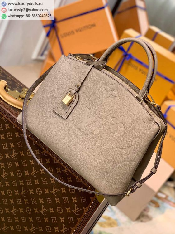 Replica Louis Vuitton LV Grand Palais bag M45833 Women Leather Shoulder Bags Gray