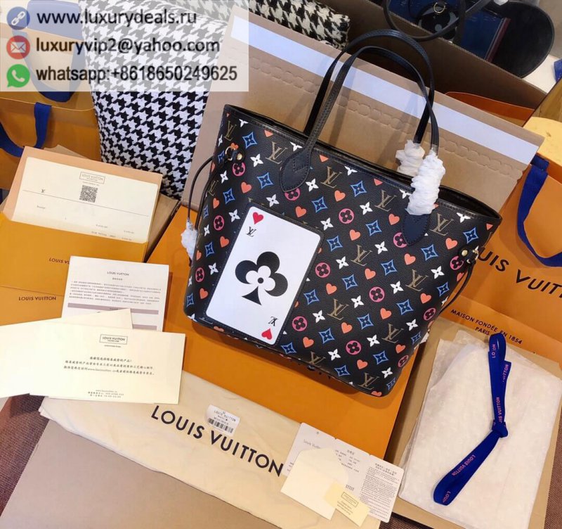 Replica Louis Vuitton Game On Neverfull MM Playing Card Shopping Bag M57483