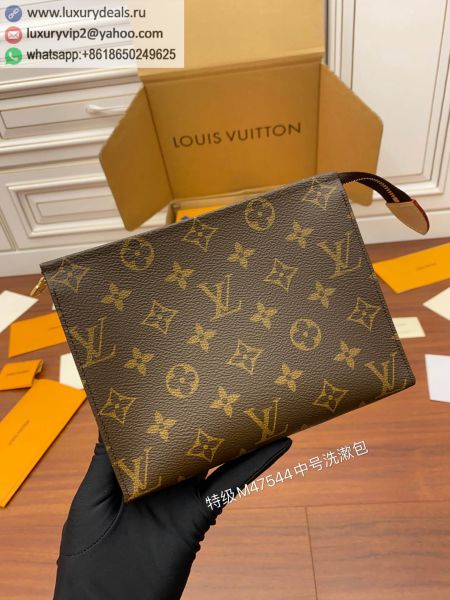 Replica Louis Vuitton LV Toiletry Pouch 19 Pouch bag M47544 Monogram Clutch Bags