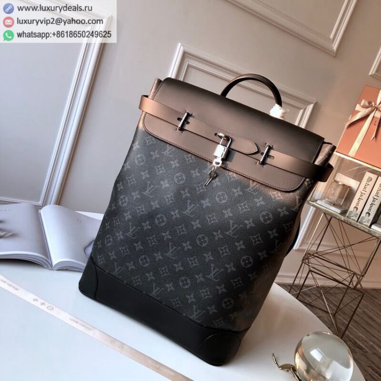 Replica Louis Vuitton LV Steamer M44052 Men PVC Backpack Bags Monogram