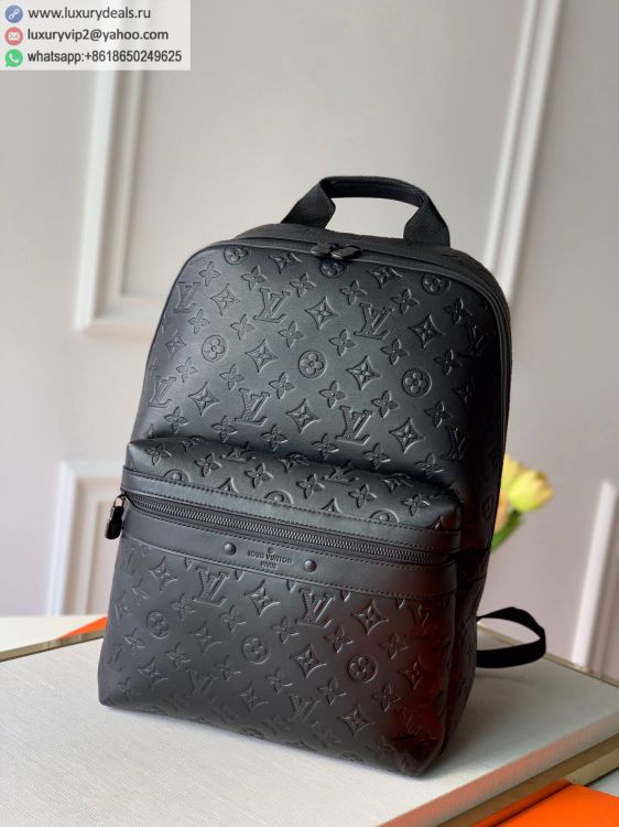 Replica Louis Vuitton LV Sprinter M44727 Men Leather Backpack Bags Black