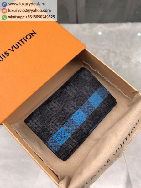 Replica Louis Vuitton LV N60076 Blue PVC Wallets
