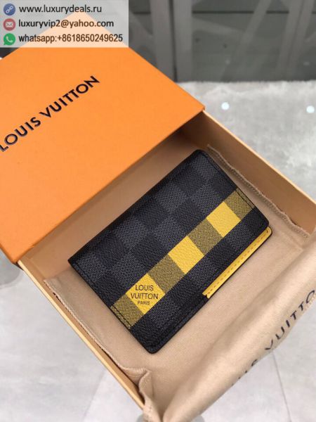 Replica Louis Vuitton LV N60077 Yellow PVC Wallets