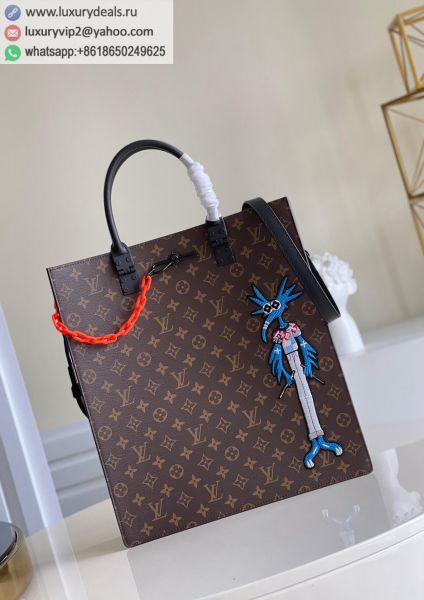 Replica Louis Vuitton LV Sac Plat Messenger M45667 Monogram Tote Bags