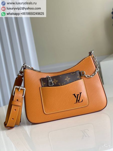 Replica Louis Vuitton LV Marelle handbag M80794 Caramel Color Epi Tote Bags