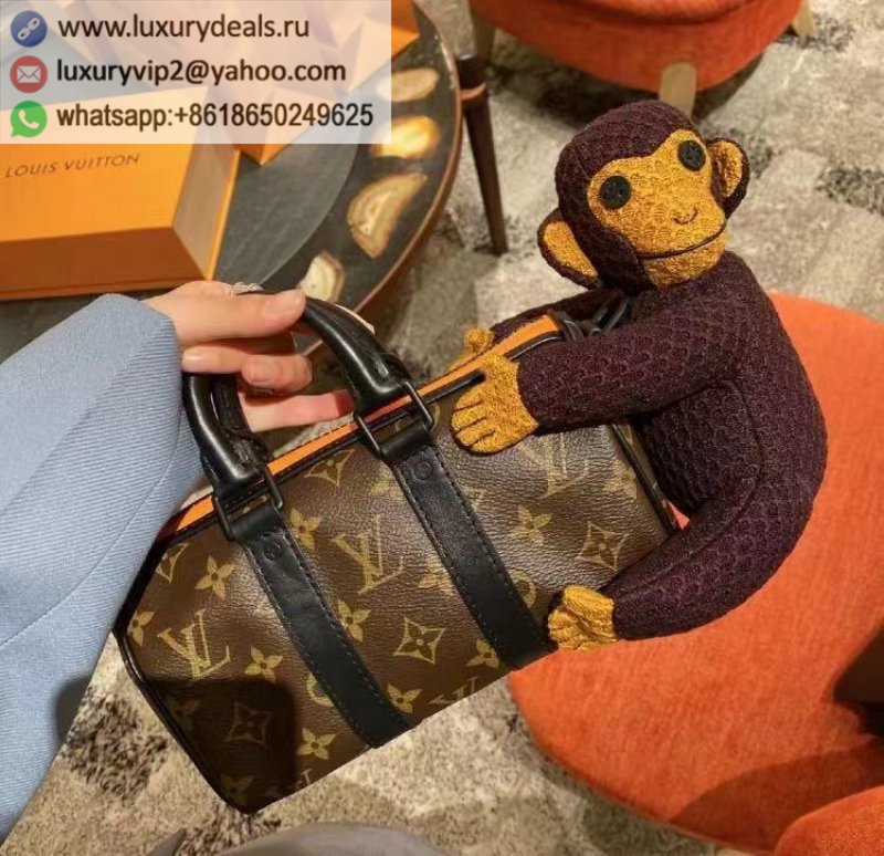 Replica Louis Vuitton Keepall XS Monkey Doll Handbag M80118