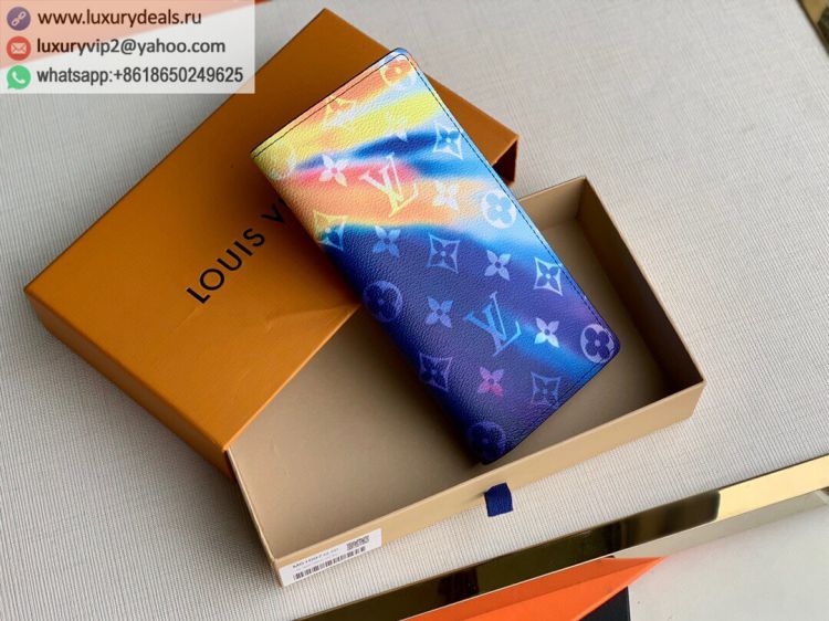 Replica Louis Vuitton LV Brazza M80957 Men Multi Color PVC Wallets