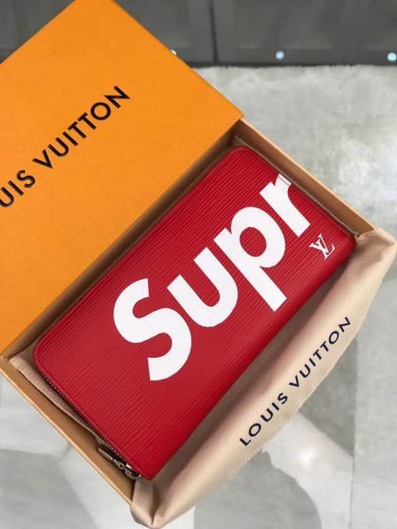 Replica LV M60305 Supreme Red Epi Small Wallets