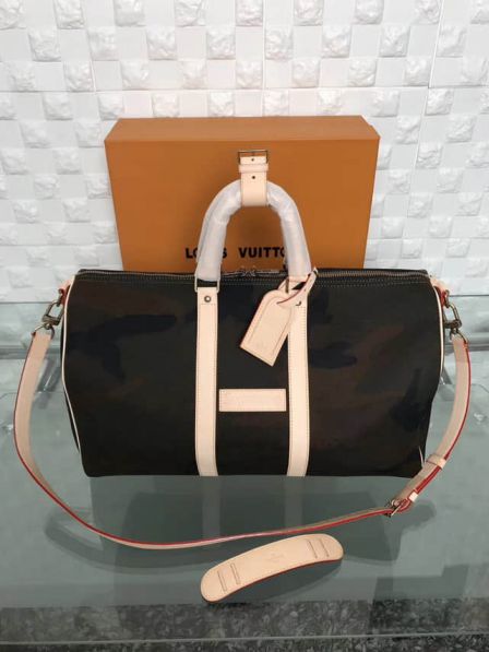 Replica LV supreme Camo M43466 Travel Bags