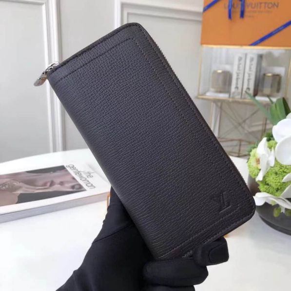 Replica LV Utah Leather Men Zip Bi Fold M63095 Wallets