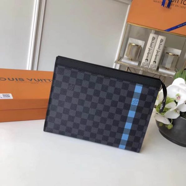Replica LV Blue Pochette Voyage Medium N64444 Clutch Bags