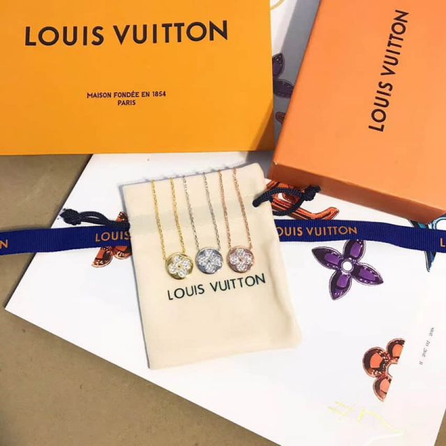 Replica LV DIAMOND BLOSSOM RAY 925 Silver Necklaces