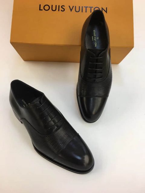 Replica LV Causal Men Leather Shoes
