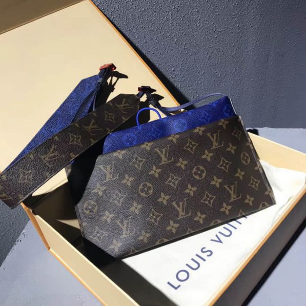 Replica LV 2018ss Limited Edition Shoulder Strap Monogram Blue Shoulder Bags