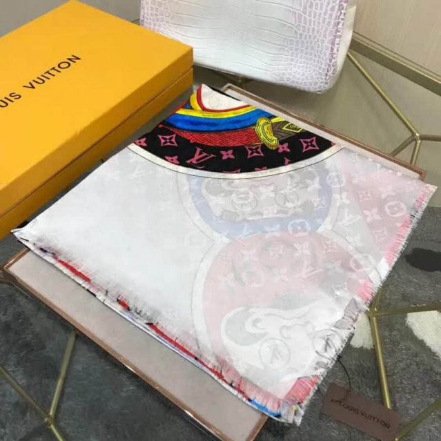 Replica LV Classic Monogram Women Scarves