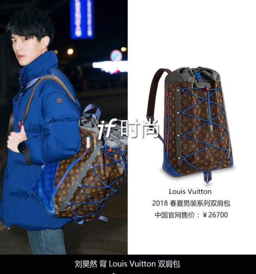Replica LV 2018ss Backpack Outdoor Men M43834 Backpack Bags