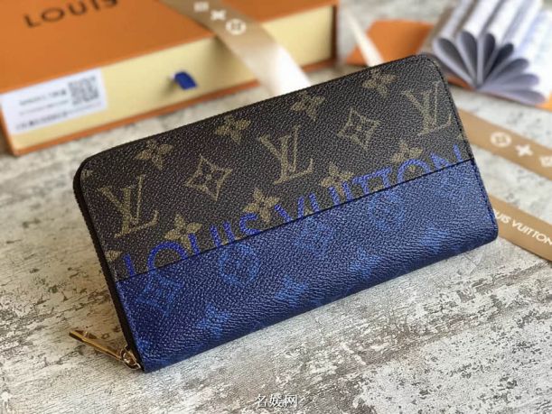 Replica LV 2018 Men ZIppy Zip Bi Fold Wallets