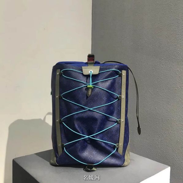 Replica LV 2018ss Blue Backpack Outdoor M43833 Backpack Bags
