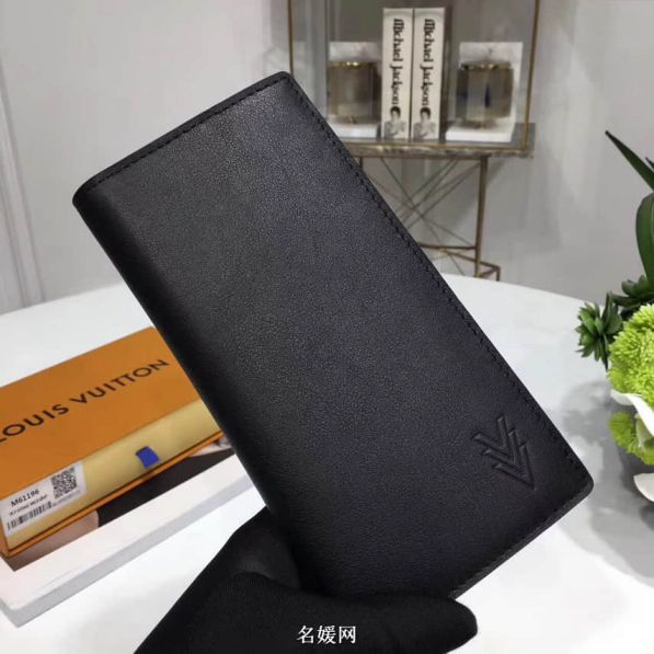 Replica LV Leather Ombre Brazza Long Bi Fold M61196 Wallets