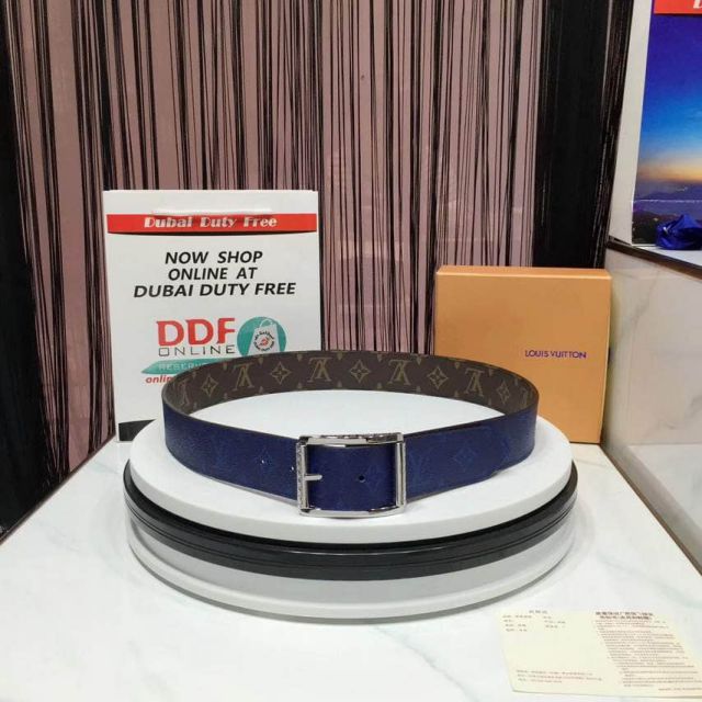 Replica LV Reverso Monogram Canvas Classic Reversible Men Belts