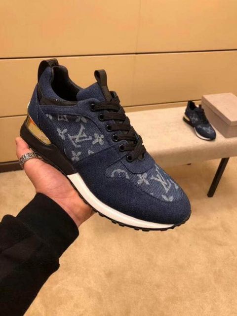 Replica LV Leather 2018 Men Sneakers