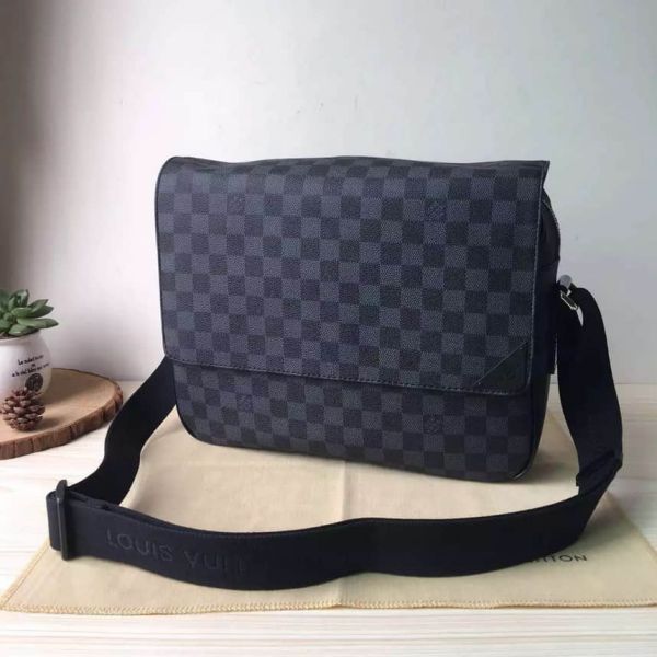 Replica LV N41149 shelton Black Medium Shoulder Bags