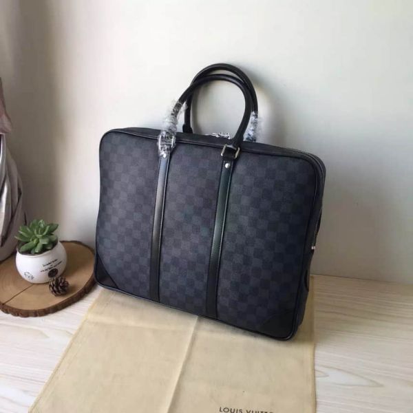 Replica LV M41125 Men Black Briefcases