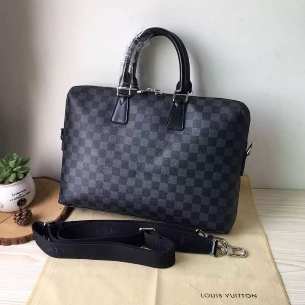 Replica LV N48224 Men Black Briefcases