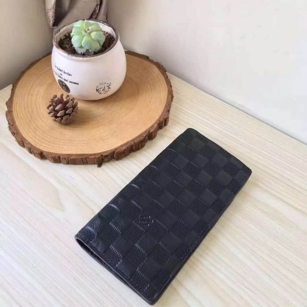 Replica LV M60665 Black Bi Fold Wallets