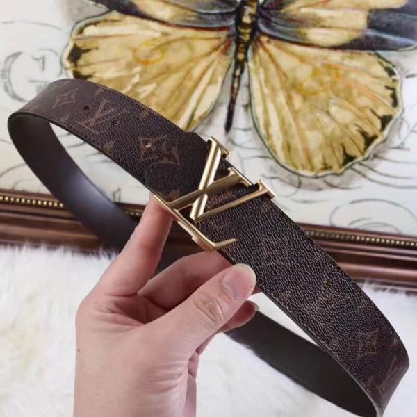 Replica 2018 LV Metal Buckle Men Belts