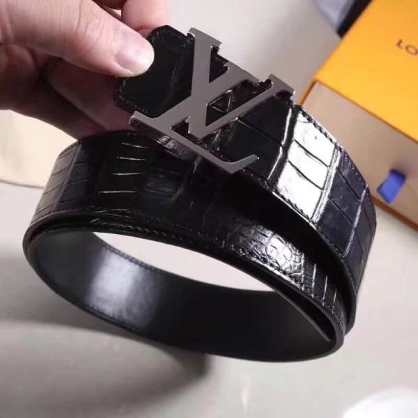 Replica 2018 LV Crocodile Men Belts
