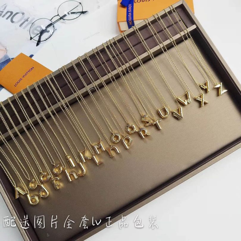 Replica 2018 LV K GOLD 2018 Necklaces