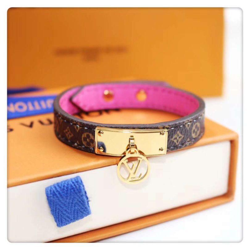 Replica LV Leather Bracelets