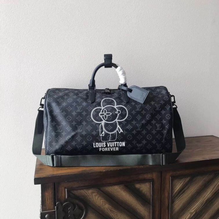 Replica LV 2018 Keepall 50 Sunflower M43683 Travel Bags