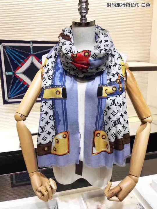 Replica 2018 LV Monogram Cashmere Square Women Scarves