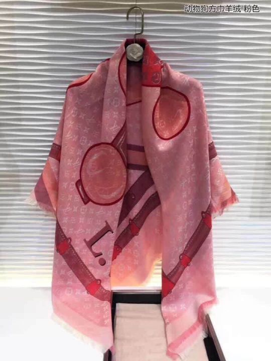 Replica 2018 LV Square Cashmere Women Scarves